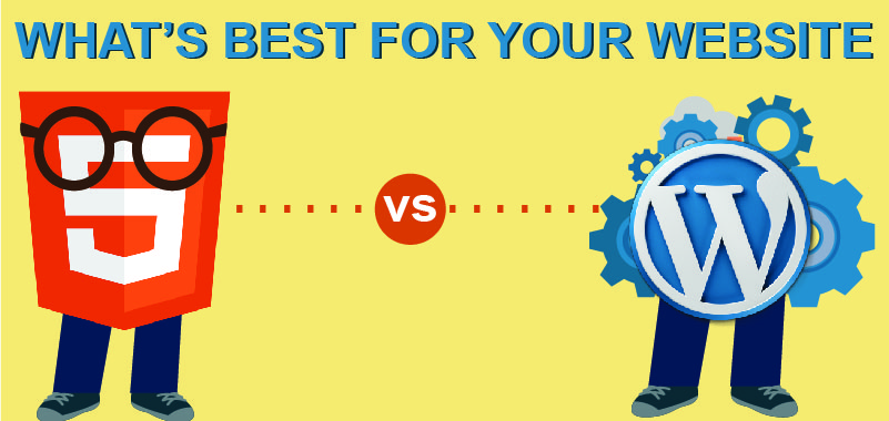 HTML vs WordPress : Best for a Website