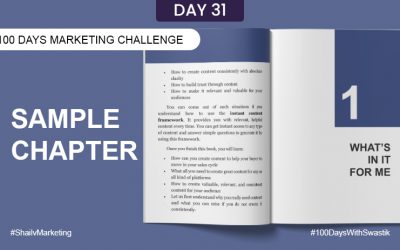 SAMPLE CHAPTER – 100 Days Marketing Challenge