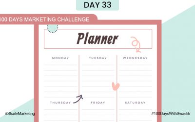 Planner – 100 Days Marketing Challenge