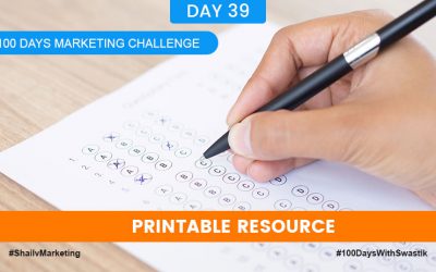 Printable Resource – 100 Days Marketing Challenge