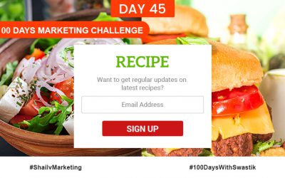 Recipe – 100 Days Marketing Challenge
