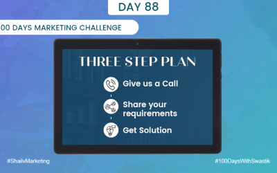 Three Step Plan – 100 Days Marketing Challenge