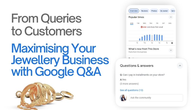 From Queries to Customers: Maximising Your Jewellery Business with Google Q&A